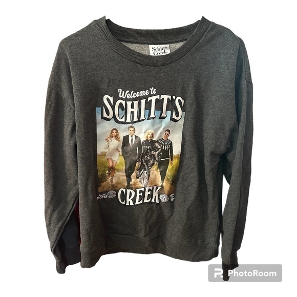 Women's Schitt's Creek Graphic Sweatshirt - Gray M - Picture 2 of 7